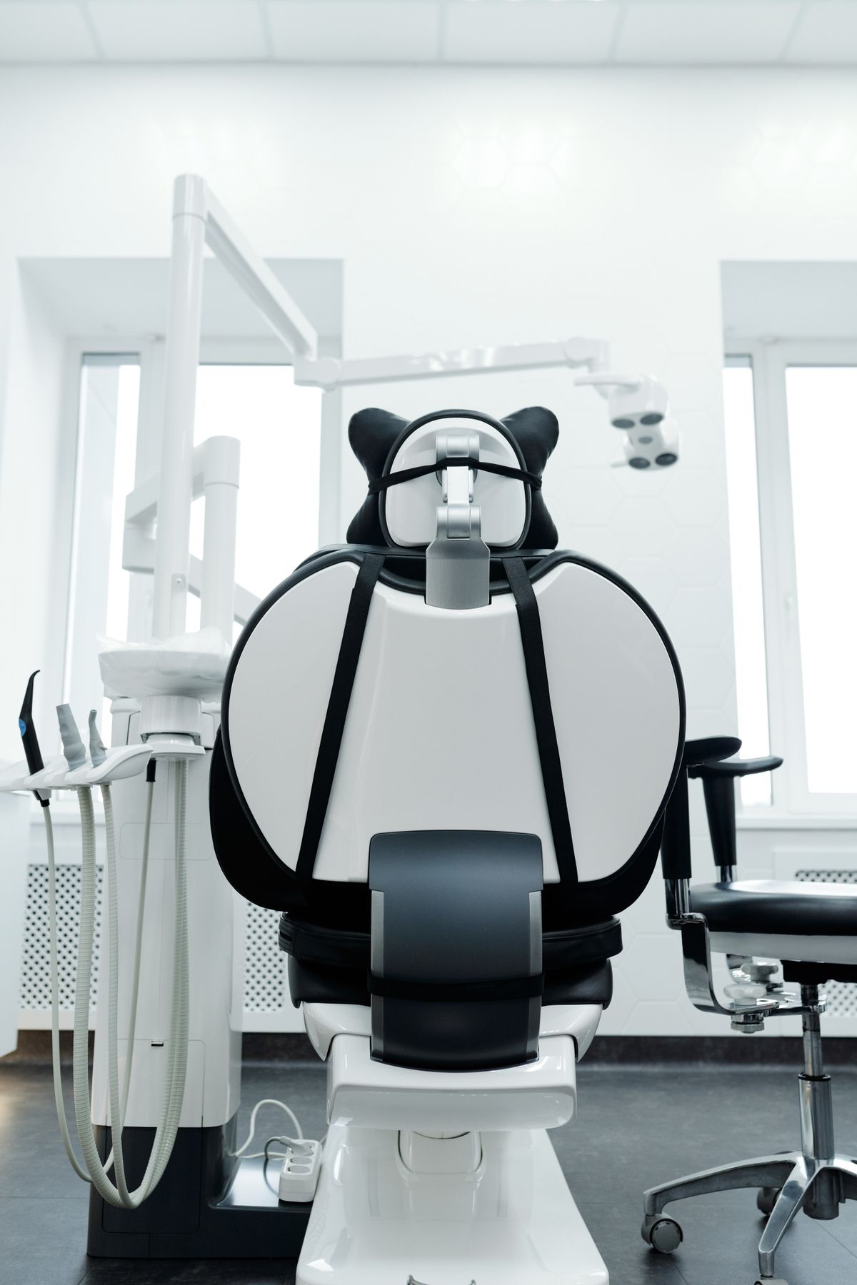 Modern dental clinic treatment chair and equipment